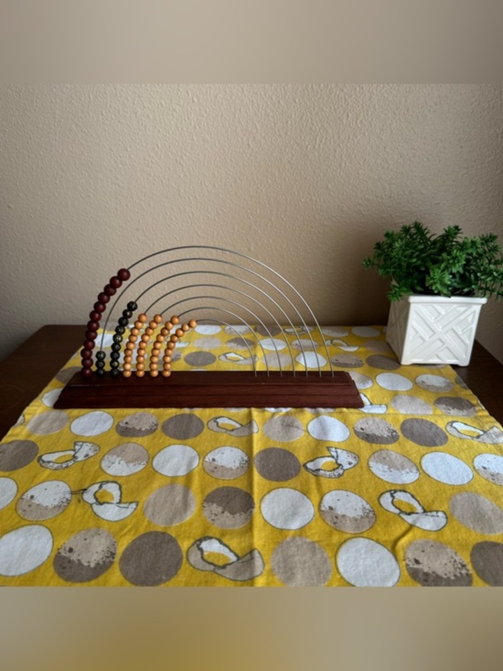 Wonder Products neutral toned Rainbow abacus